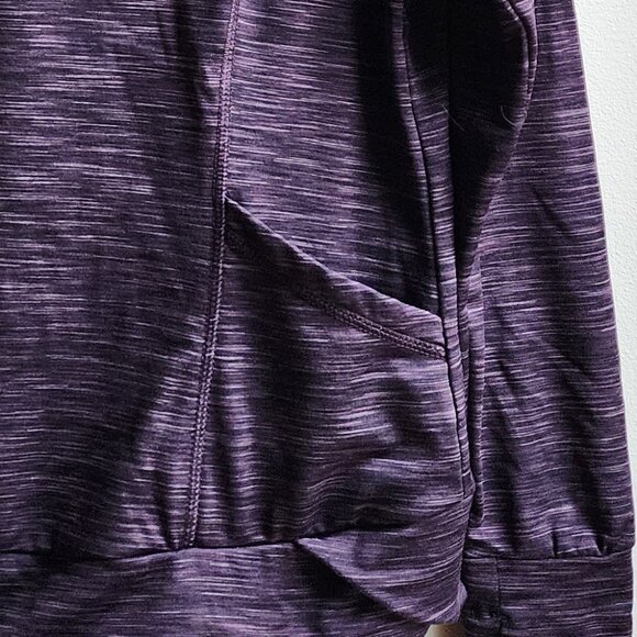 90 Degree By Reflex Purple Mock Neck Pullover Athletic Jersey Size Small - Picture 7 of 16